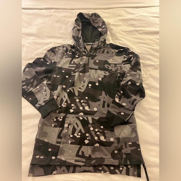 Timberland 1/4 Zip All Over Print Hoodie - Picture 5 of 6